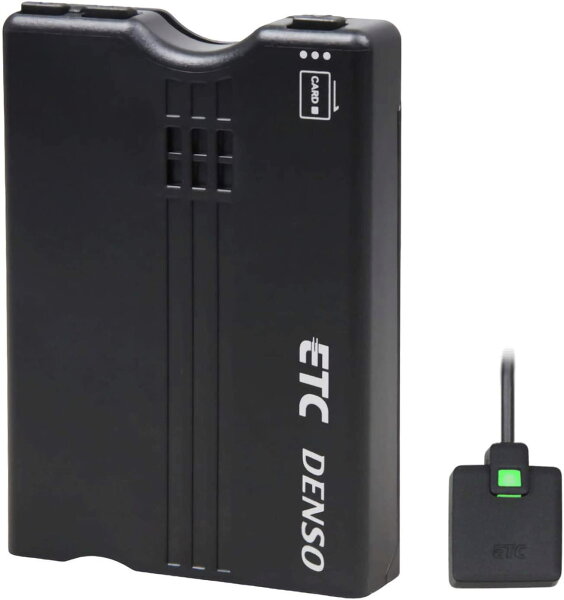 DENSO デンソー ETC車載器 DIU-9500 新セキュリティ対応 音声タイプETC DC12V専用 アンテナ分離型 クリーニングカード使用通知機能付き LED内蔵小型アンテナ 利用履歴確認 有効期限通知機能